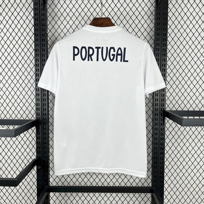 Camiseta Selección Portugal entrenamiento blanca 2025