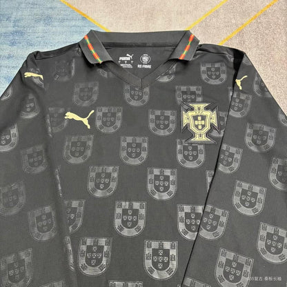 Camiseta Selección Portugal MANGA LARGA Edición Especial pantera negra EUSÉBIO 2026/27 - ADEPTO