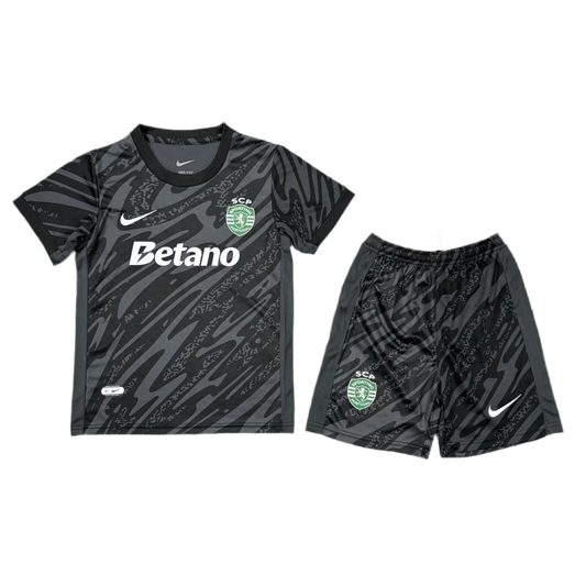 Conjunto infantil portero negro 2025/26