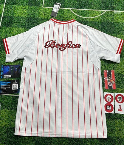Camiseta COM BOTÃO S L B x Originals blanca 2025/26 - style baseball