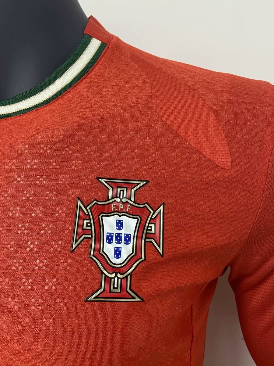 Camiseta Portugal roja local 2025 Jugador