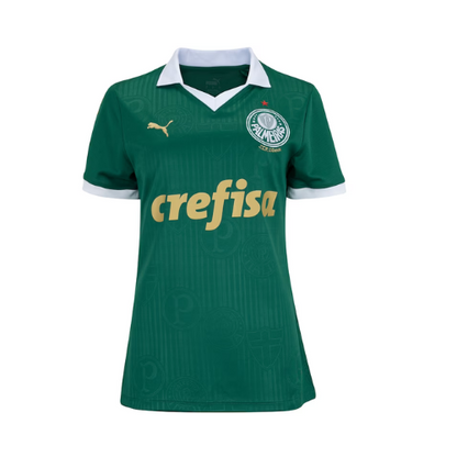 Camiseta Palmeiras Femenina Verde Home 2024/25