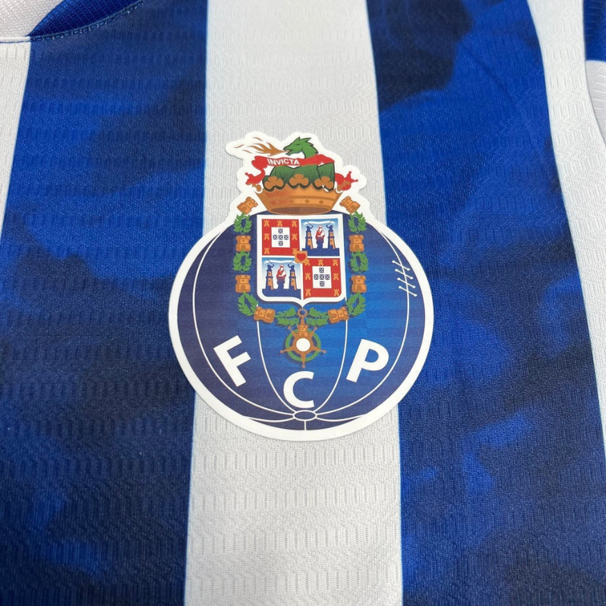 Camiseta primeiro equipación azul/blanco 2024/25