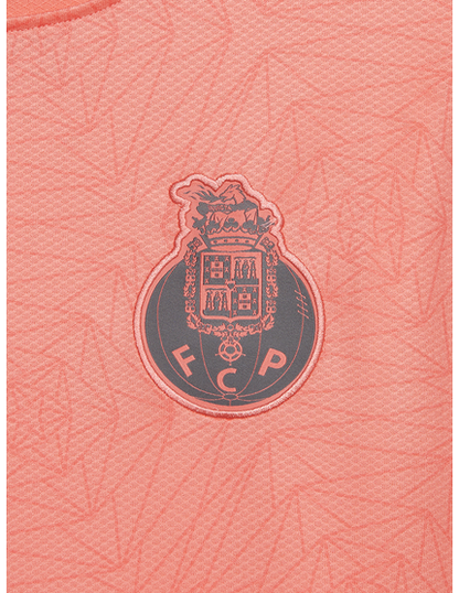 Camiseta segundo equipación rosa 2025/26 síbolo bordado