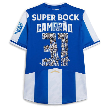 Conjunto infantil CAMPEÕES 31 primeiro equipación azul y blanco 2025/26 - LANZAMIENTO PRINCIPAL