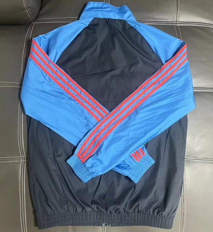 Chaqueta azul y negro 2026/27 cremallera completa