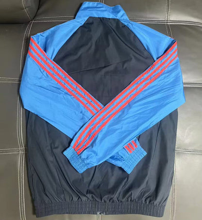 Chaqueta azul y negro 2026/27 cremallera completa