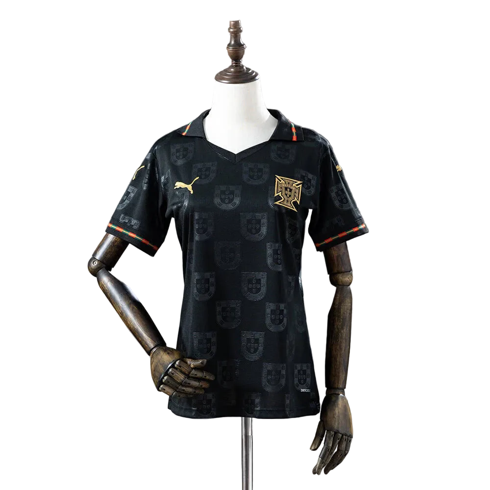 Camiseta Femenina Selección de Portugal edición especial pantera negra EUSÉBIO 2026/27