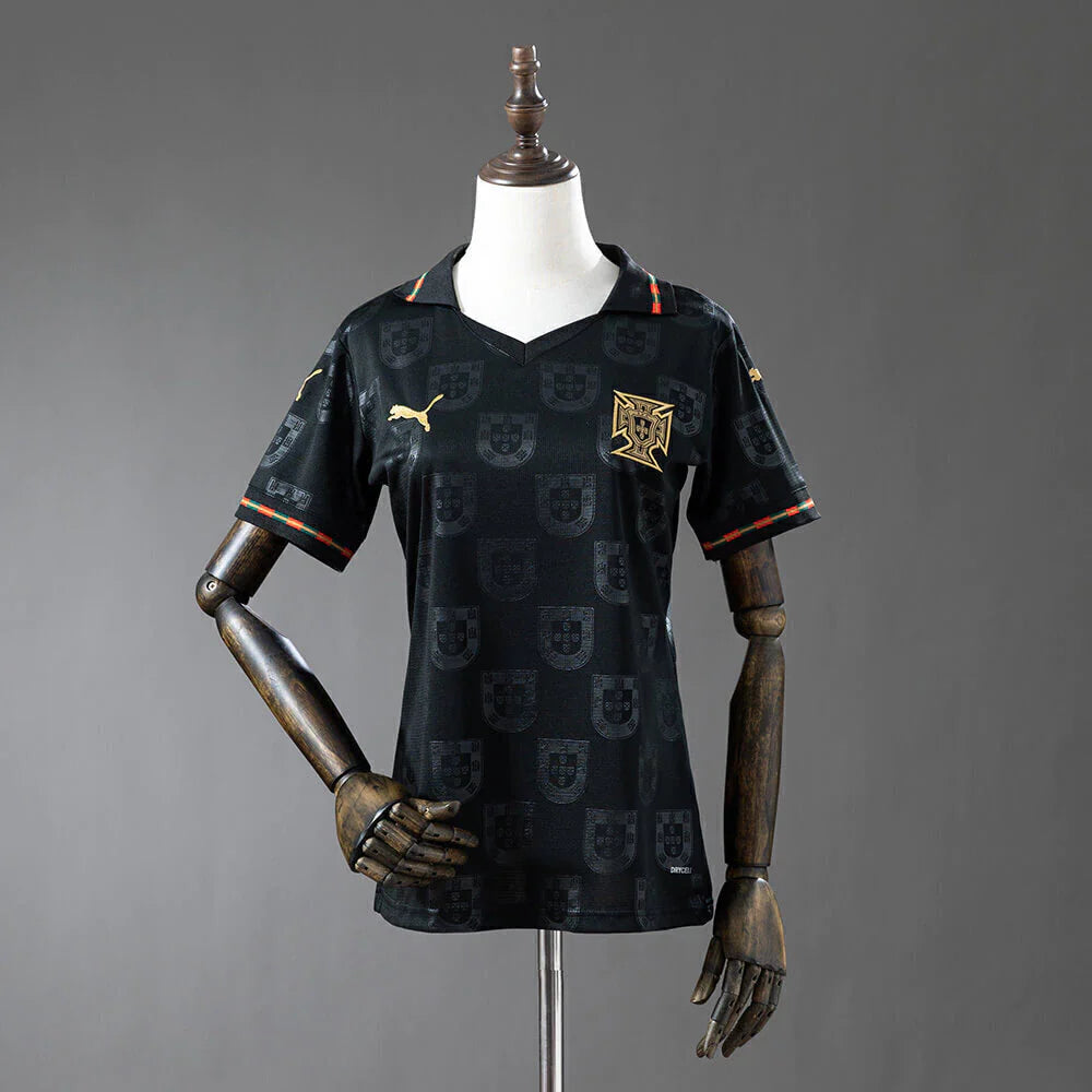 Camiseta Femenina Selección de Portugal edición especial pantera negra EUSÉBIO 2026/27