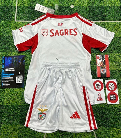 Conjunto infantil alternativo blanco 2025/26