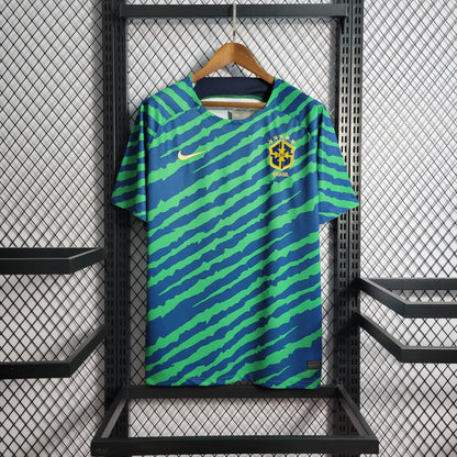 Camiseta Selección Brasil 2022/23 Pré Jogo