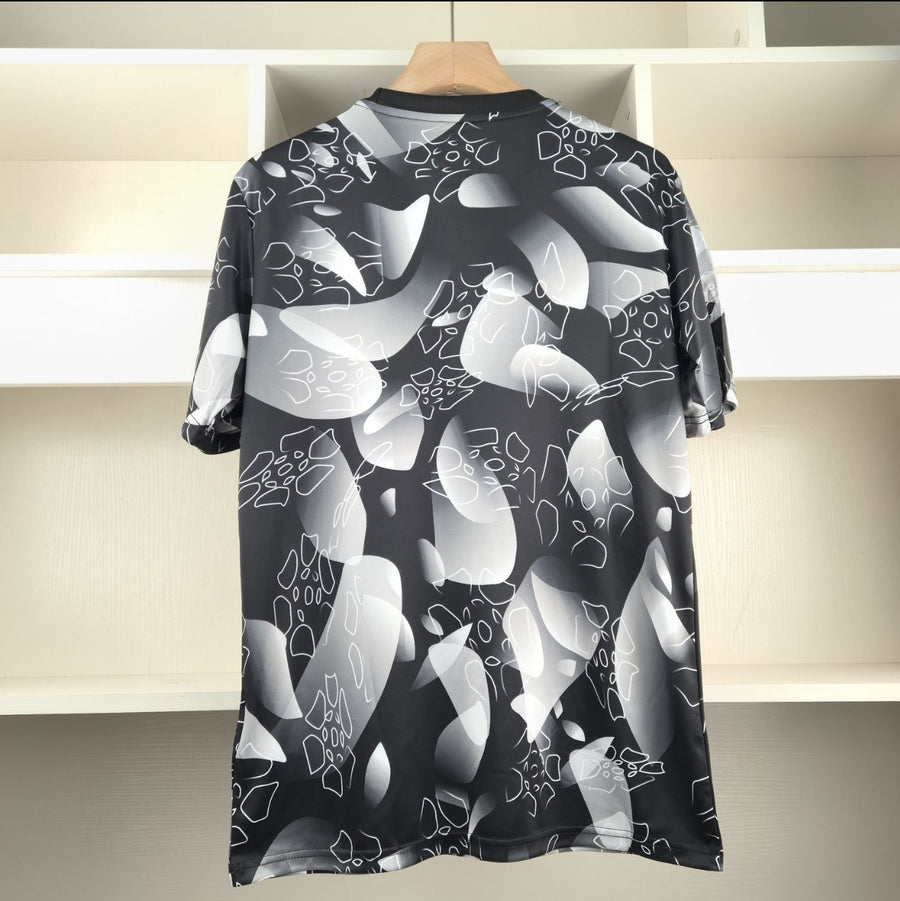 Camiseta pre-partido gris/negro 2024/25