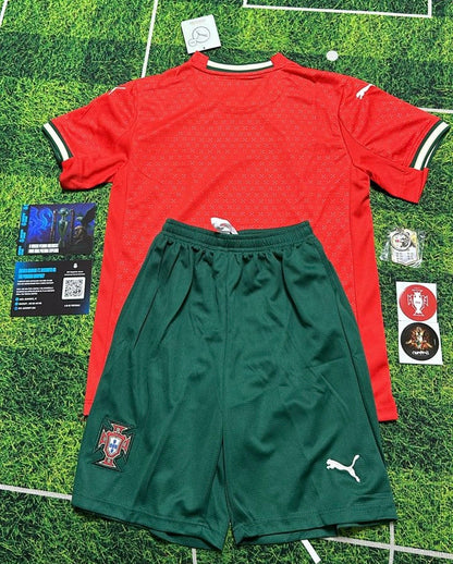 Conjunto infantil Selección Portugal rojo principal 2025