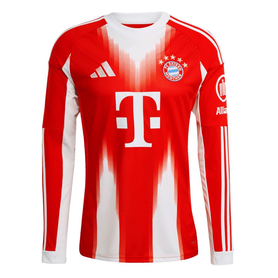Camiseta Bayern De Múnich principal roja 2025/26 - MANGA LARGA