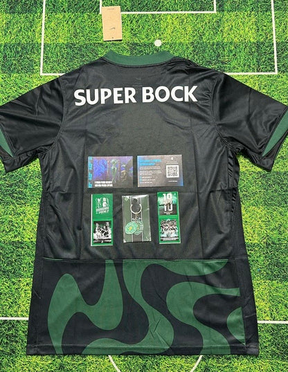 Camiseta alternativa 2025/26 negro y verde