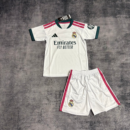 Conjunto Infantil Real Madrid home blanco 2026/27