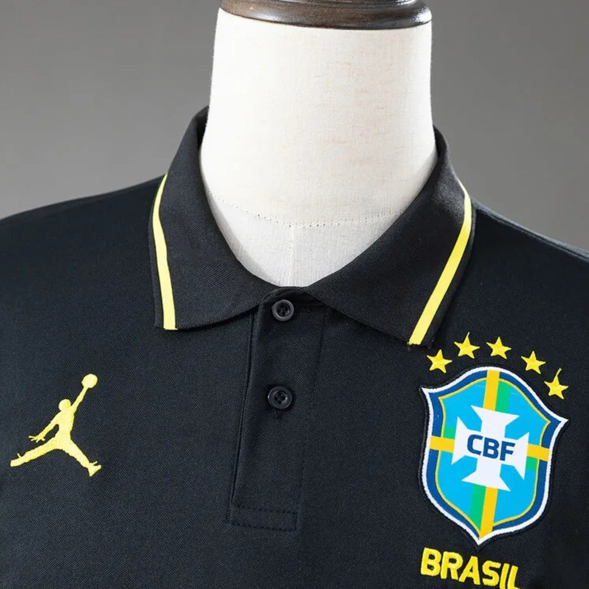 Camiseta Brasil Jhordan Negra 2026