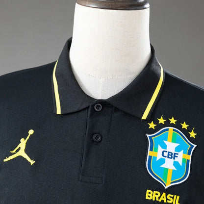 Camiseta Brasil Jhordan Negra 2026