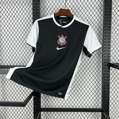 Camiseta Corinthians negro away 2025/26