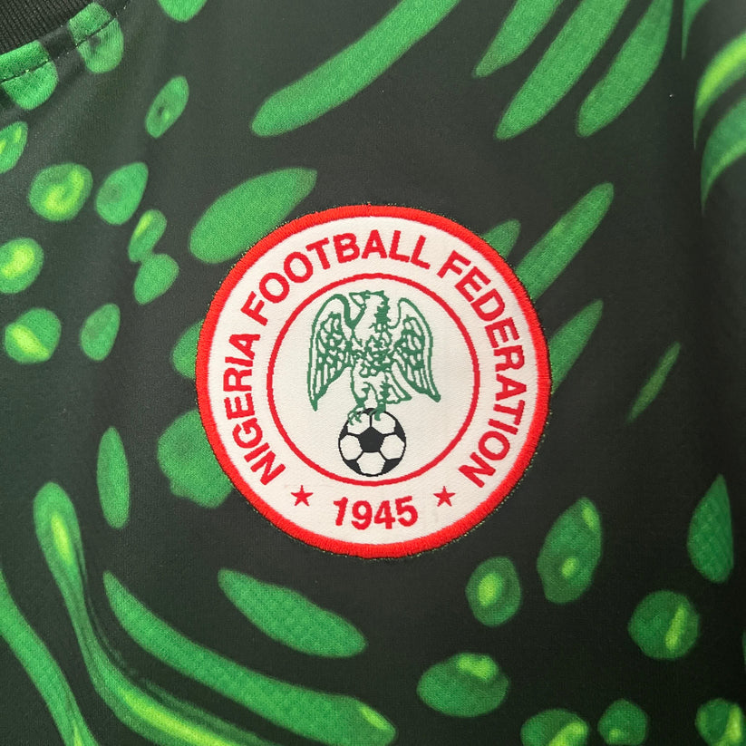 Camiseta Nigeria verde/negra 2024