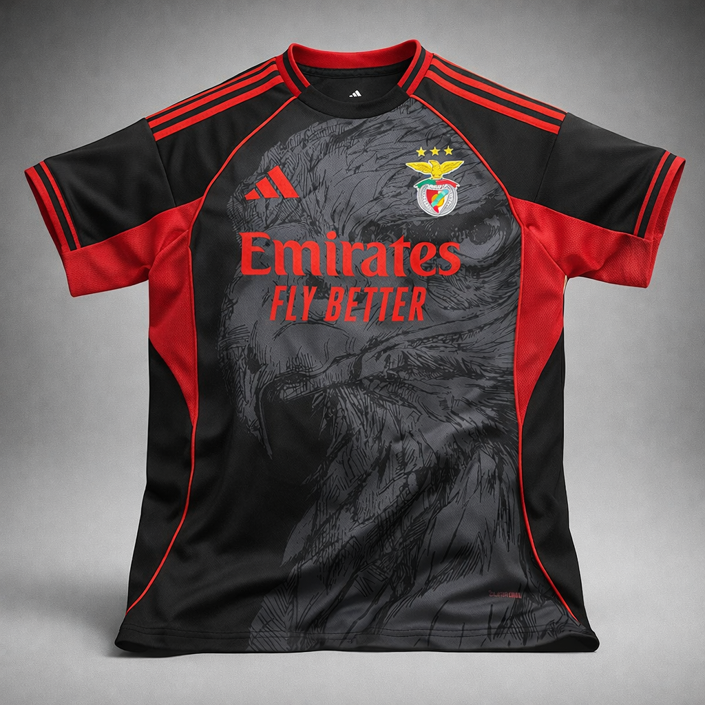 Camiseta Águila concept exclusiva negra y roja 2026/27 - LANZAMIENTO