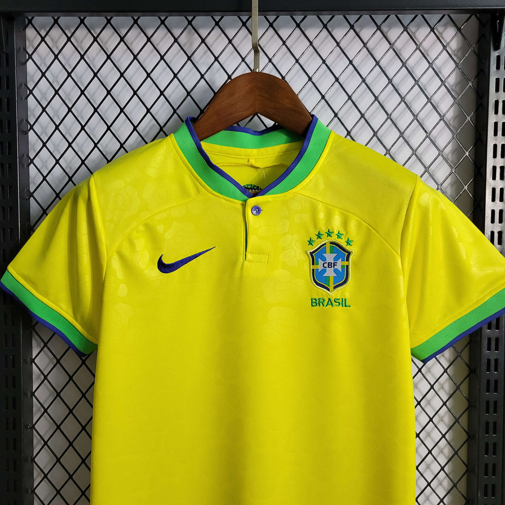 Conjunto Infantil Brasil 2022/23 - Local Aficionado PRO
