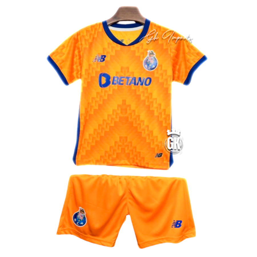 Conjunto infantil naranja alternativo 2024/25