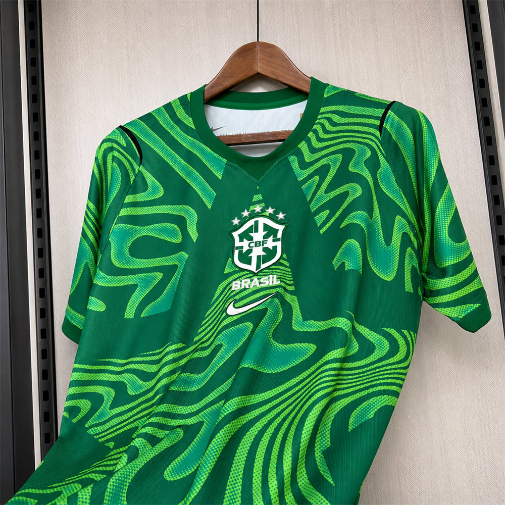 Camiseta Brasil Local portero Copa del Mundo 2026 - verde