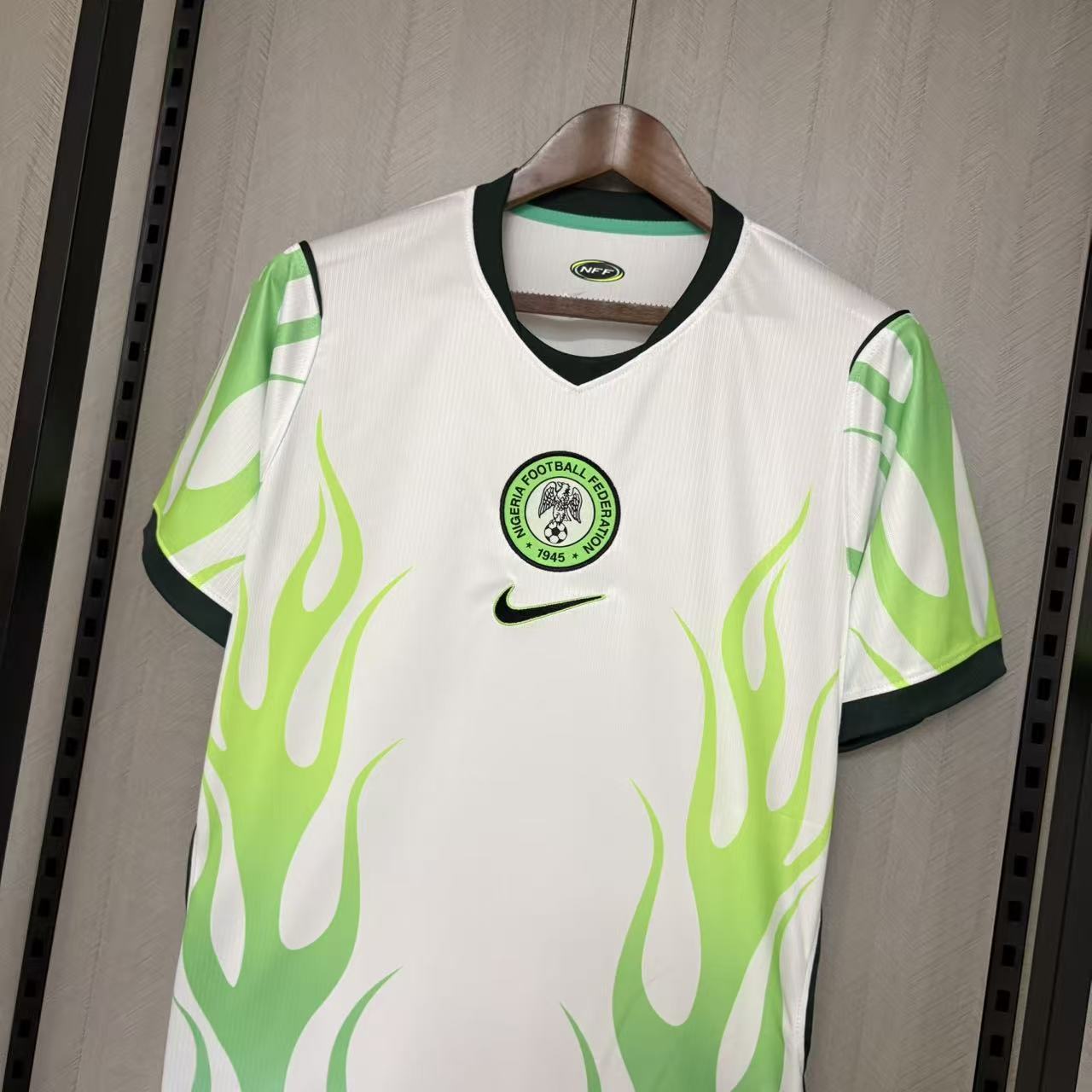Camiseta Selección de Nigeria Visitante blanca/verde - Copa del Mundo 2026