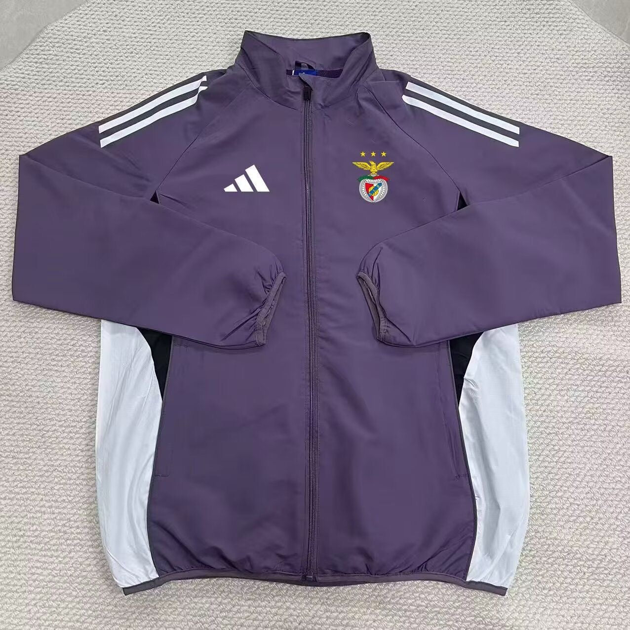 Chaqueta morado 2025/26 cierre completo