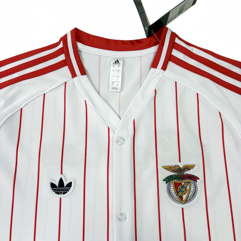 Camiseta COM BOTÃO S L B x Originals blanca 2025/26 - style baseball