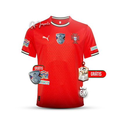 Camiseta Selección Portugal roja principal 2025