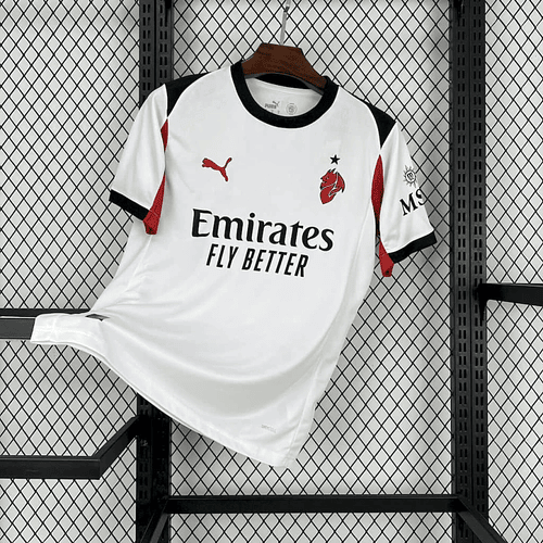 Camiseta Milan blanca alternativa 2025/26