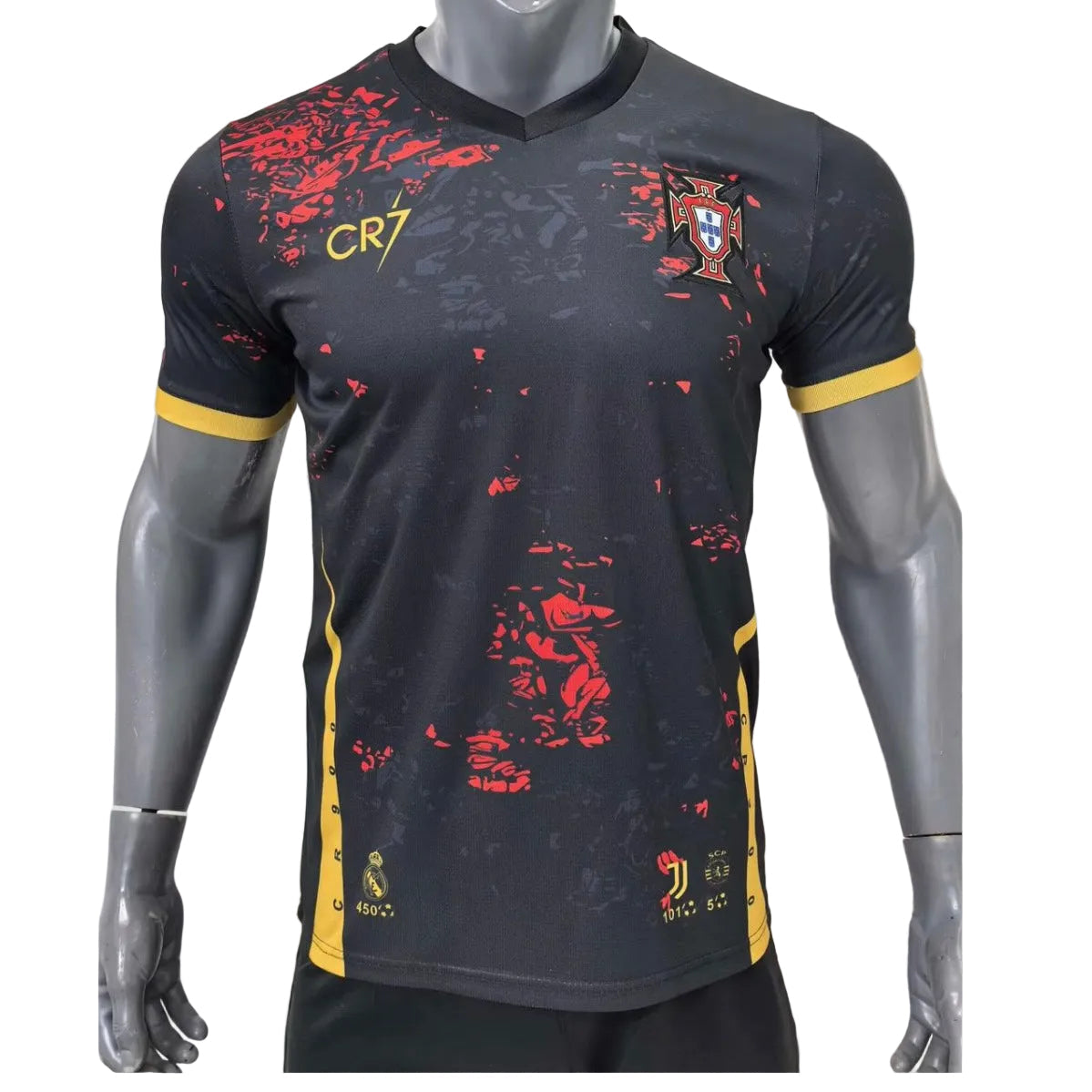 Camiseta Portugal negra - CR7 2026/27 ADEPTO