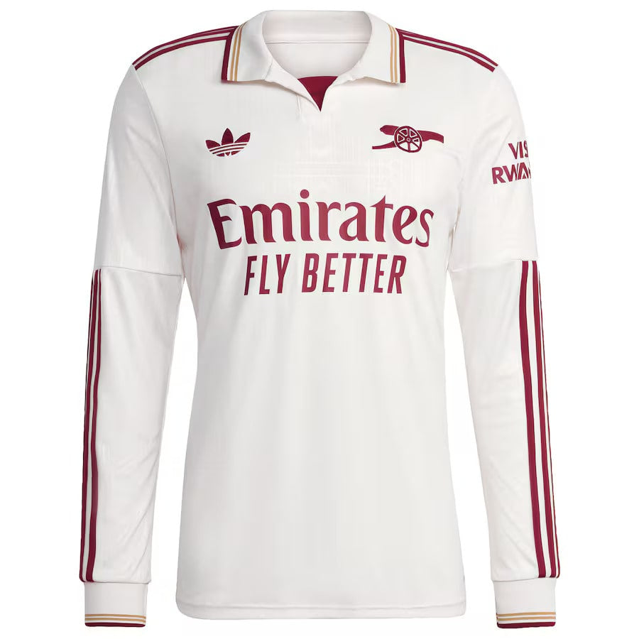 Camiseta MANGA LARGA tercera blanca 2025/26