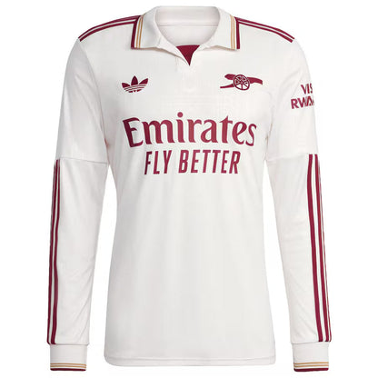 Camiseta MANGA LARGA tercera blanca 2025/26