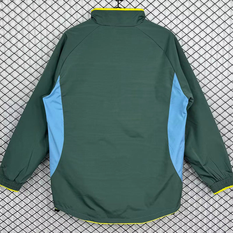Chaqueta azul/verde león 2026/27 cierre completo - cortavientos