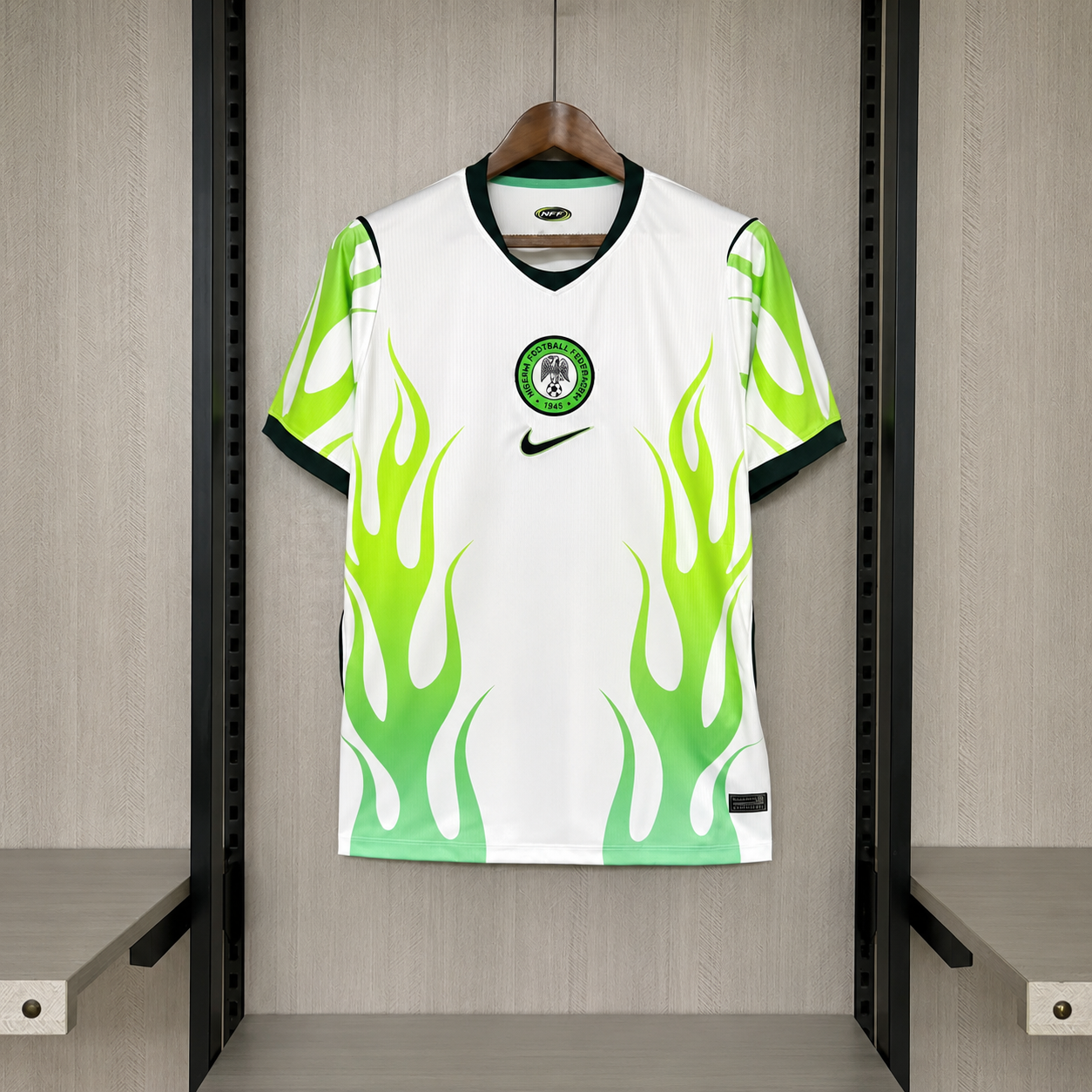Camiseta Selección de Nigeria Visitante blanca/verde - Copa del Mundo 2026
