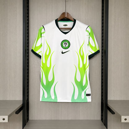 Camiseta Selección de Nigeria Away blanca/verde - Copa del Mundo 2026