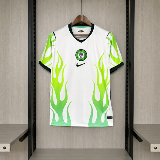 Camiseta Selección de Nigeria Visitante blanca/verde - Copa del Mundo 2026