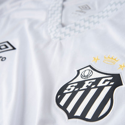 Camiseta Santos home 2025/26 blanca