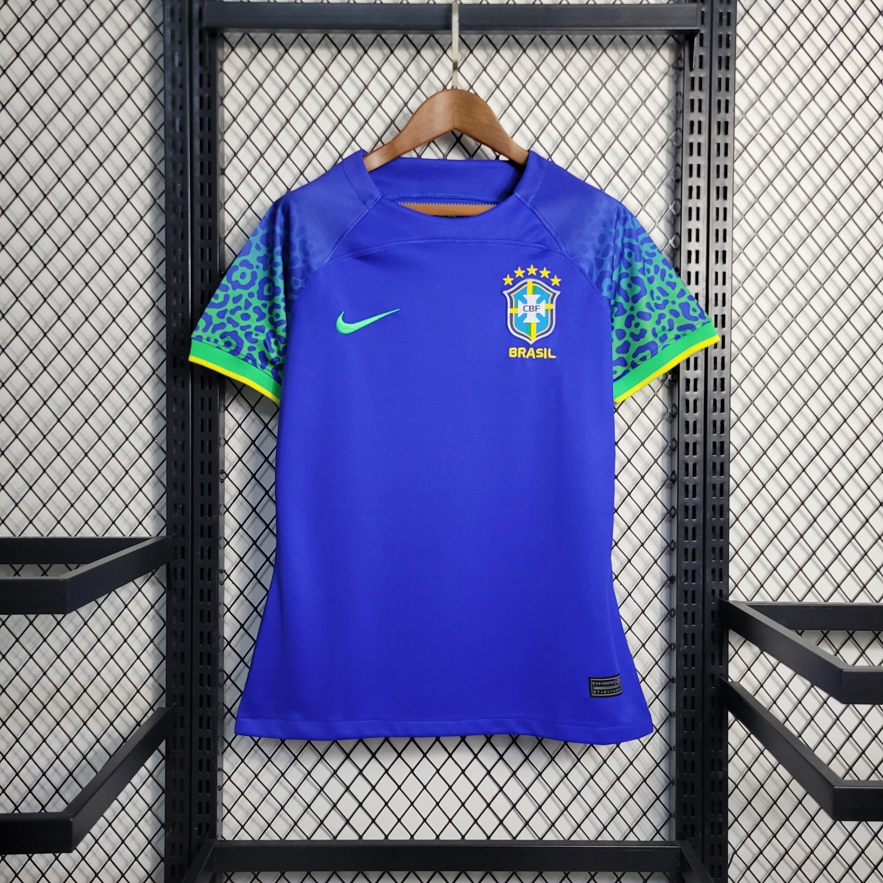 Camiseta Femenina Selección Brasil 2022/23 Visitante Aficionado PRO