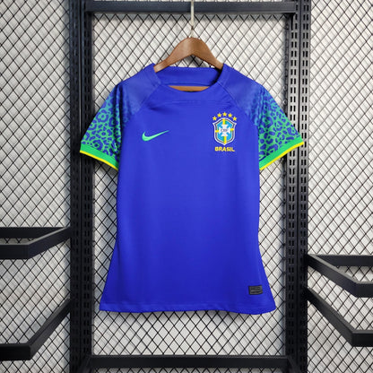 Camiseta Femenina Selección Brasil 2022/23 Away Torcedor PRO