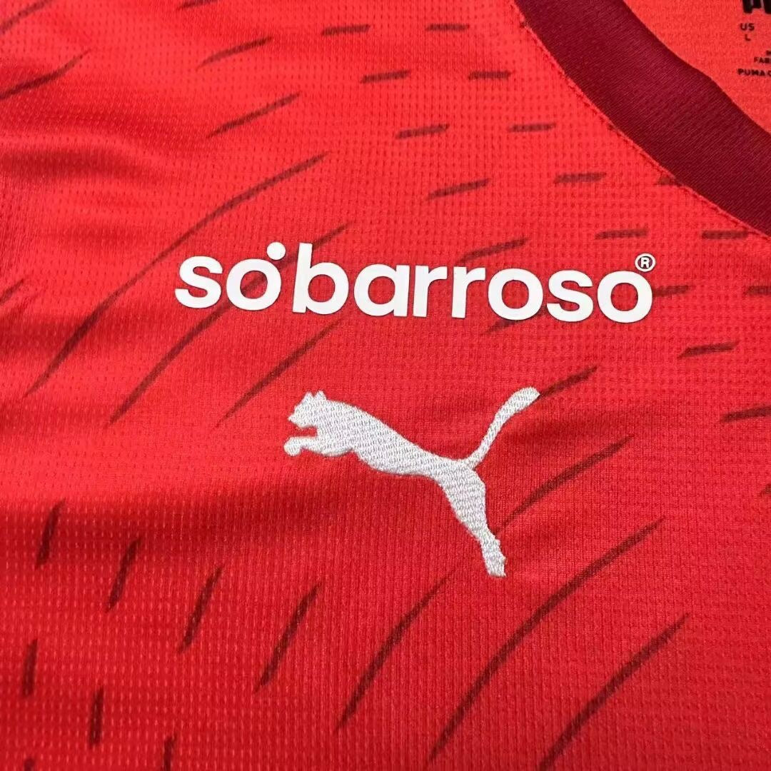 Camiseta Braga Roja home 2024/25