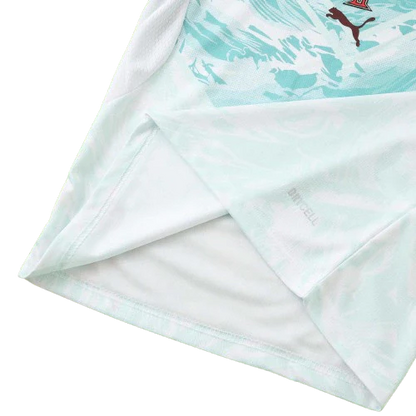 Conjunto infantil Selección Portugal alternativa verde - pantalón corto blanco - COPA DEL MUNDO 2026