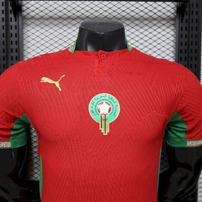 Camiseta Marruecos principal copa del mundo 2026 roja - PLAYER