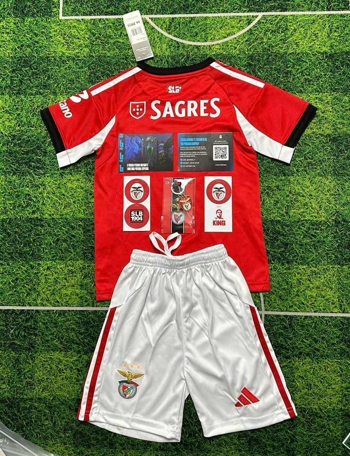 Conjunto infantil PRINCIPAL rojo 2025/26