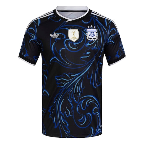 Camiseta Selección de Argentina alternativa negra/azul - Copa del Mundo 2026