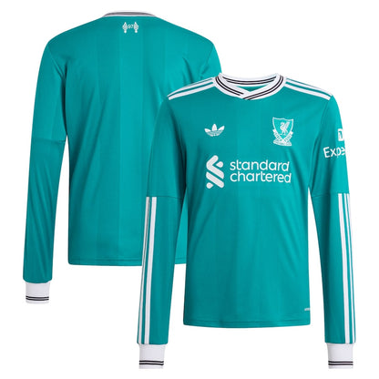 Camiseta Liverpool third verde 2025/26 - MANGA LARGA