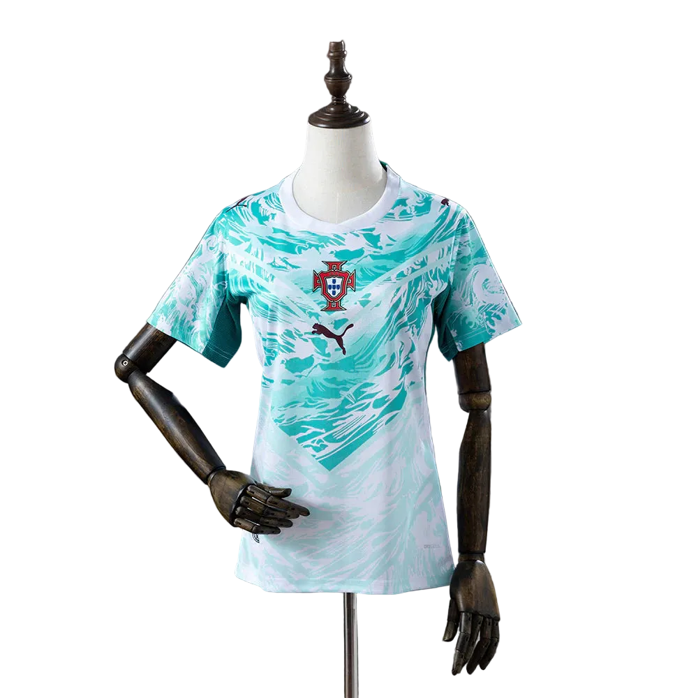 Camiseta Femenina Selección de Portugal azul alternativa COPA DEL MUNDO 2026